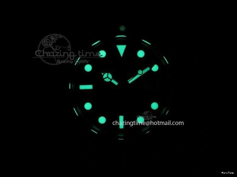 MiroTime 0419 Submariner BP Maker 16610 Green Dial On SS Bracelet A Bright 3870
